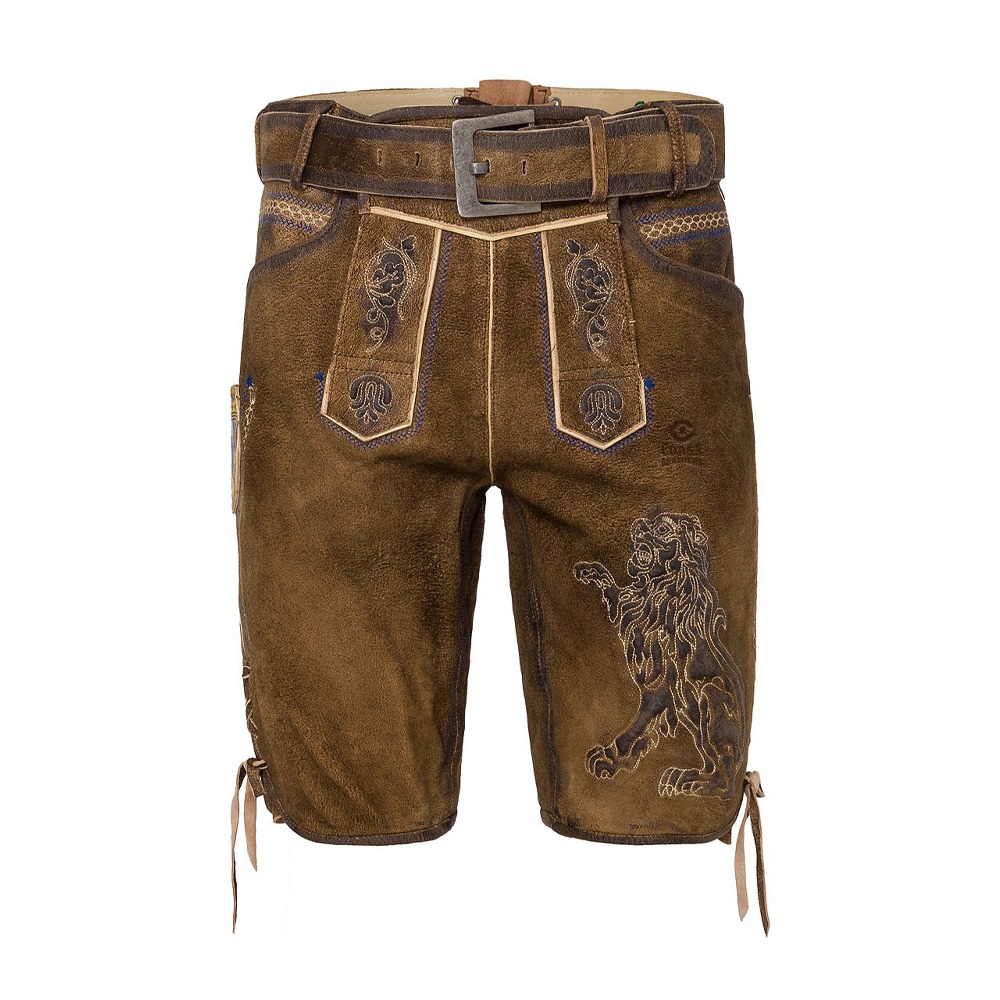 Custom Bavarian Suede Shorts – Authentic Oktoberfest Lederhosen Style
