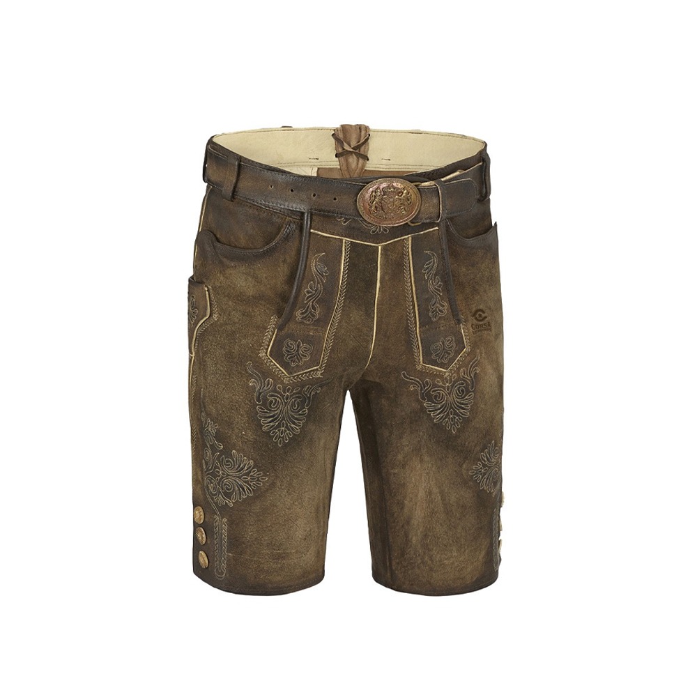 Kids’ Suede Bavarian Shorts – Traditional German Attire for Festivals & Parades