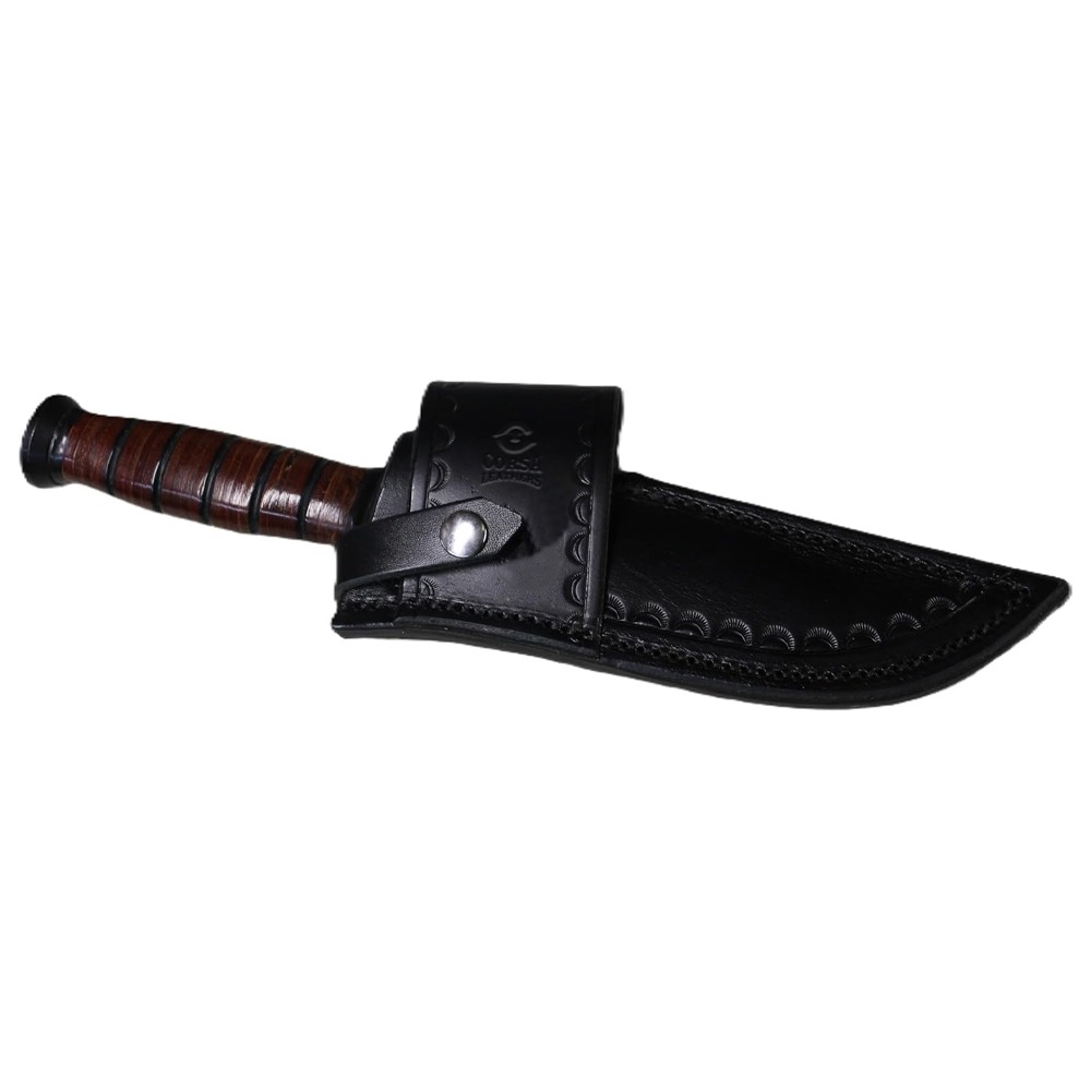 Leather Knife Sheaths Secure and Functional for Outdoor Use