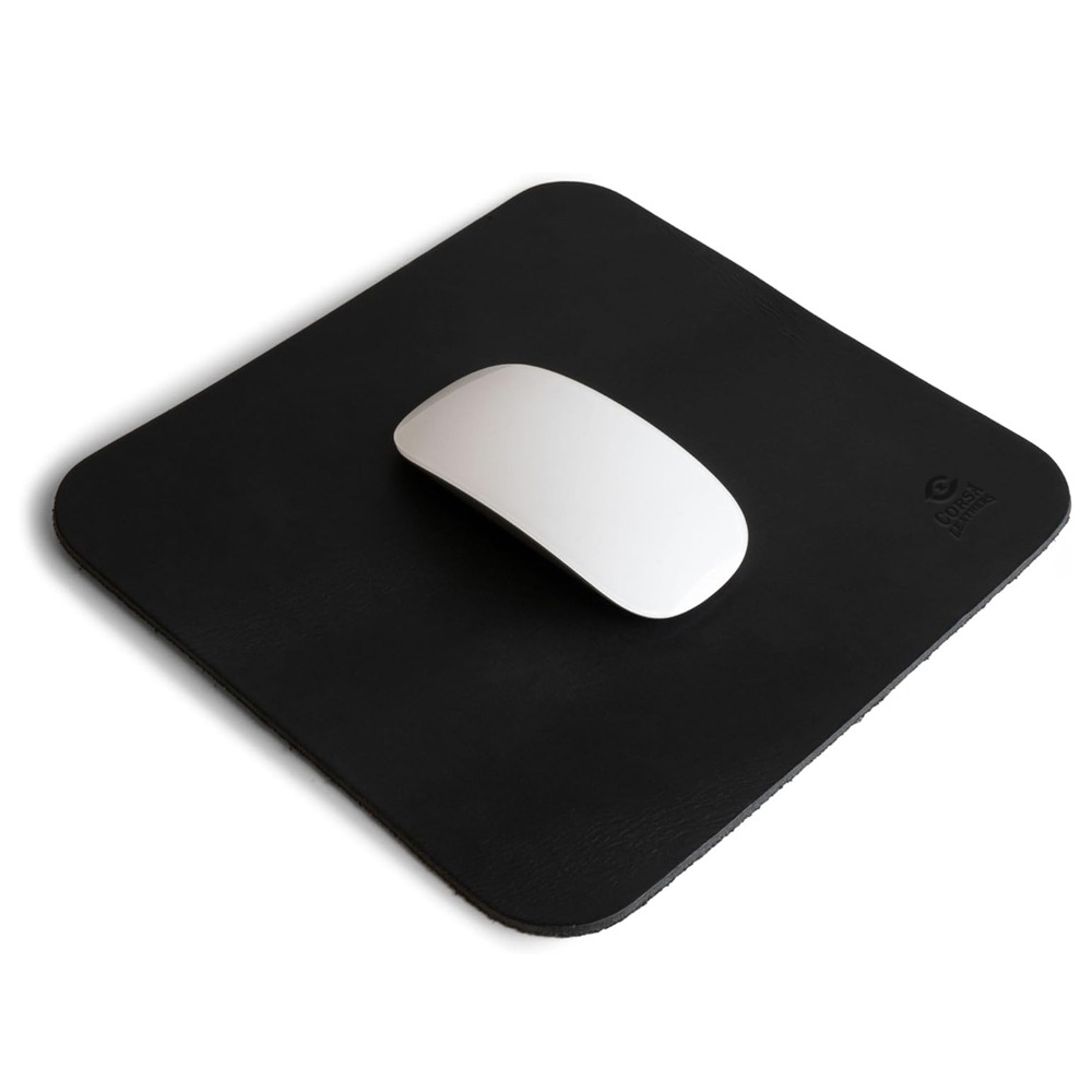 Leather Mouse Pad Smooth Surface for Work and Gaming