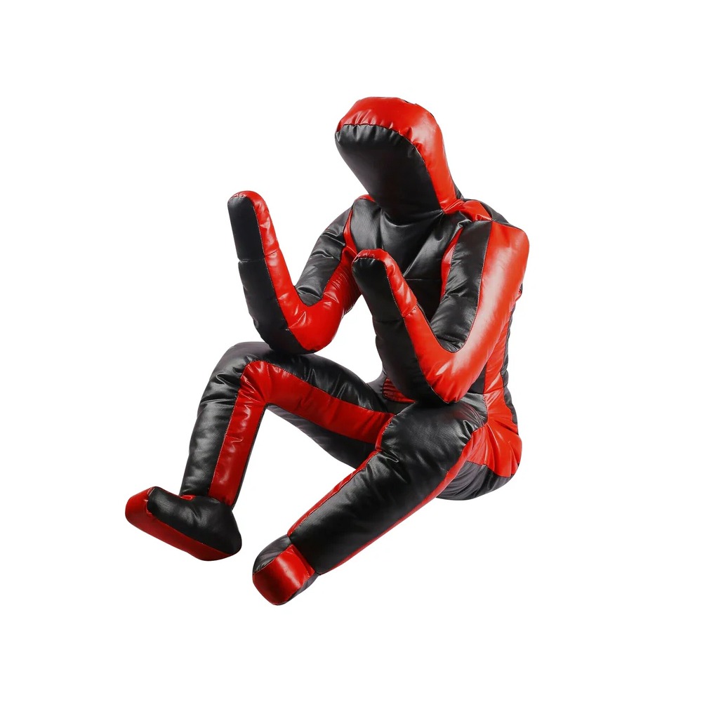 Heavy-Duty Leather Boxing Man Dummy Realistic Opponent Simulation