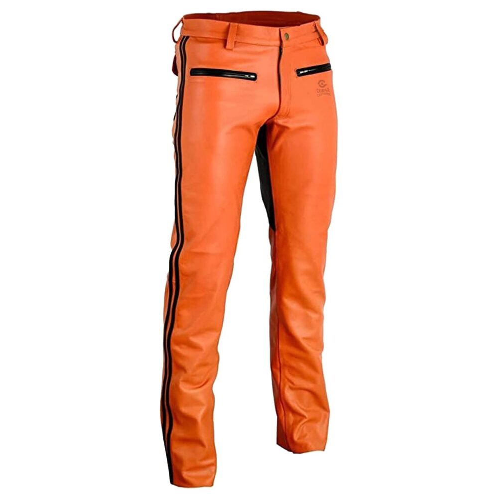Custom Leather Pants Logo Branded Western Apparel Manufacturer & Supplier