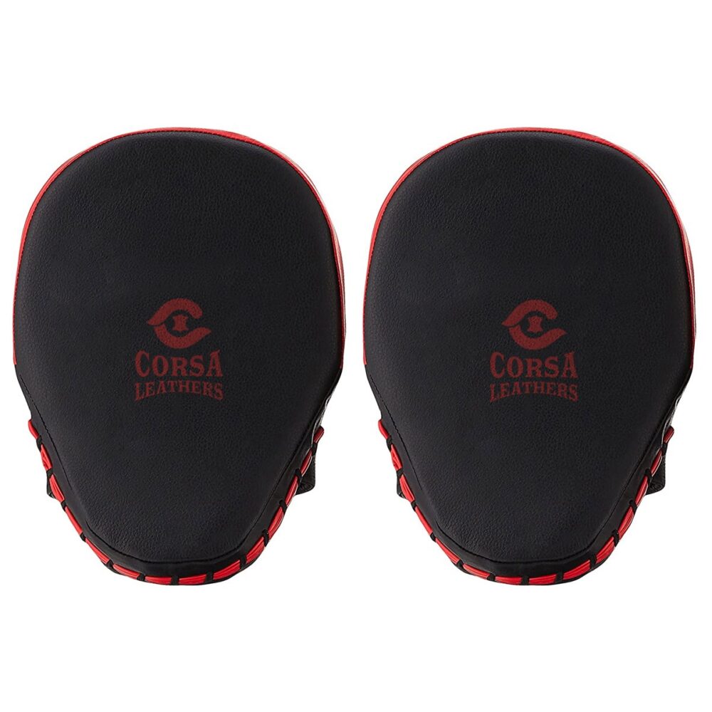 Pro Leather Boxing Focus Mitts Lightweight & Ergonomic Design