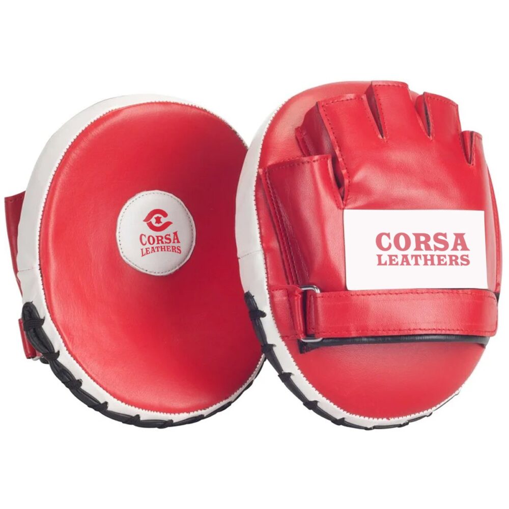 Genuine Leather Boxing Focus Mitts  Precision Punch Training Pads
