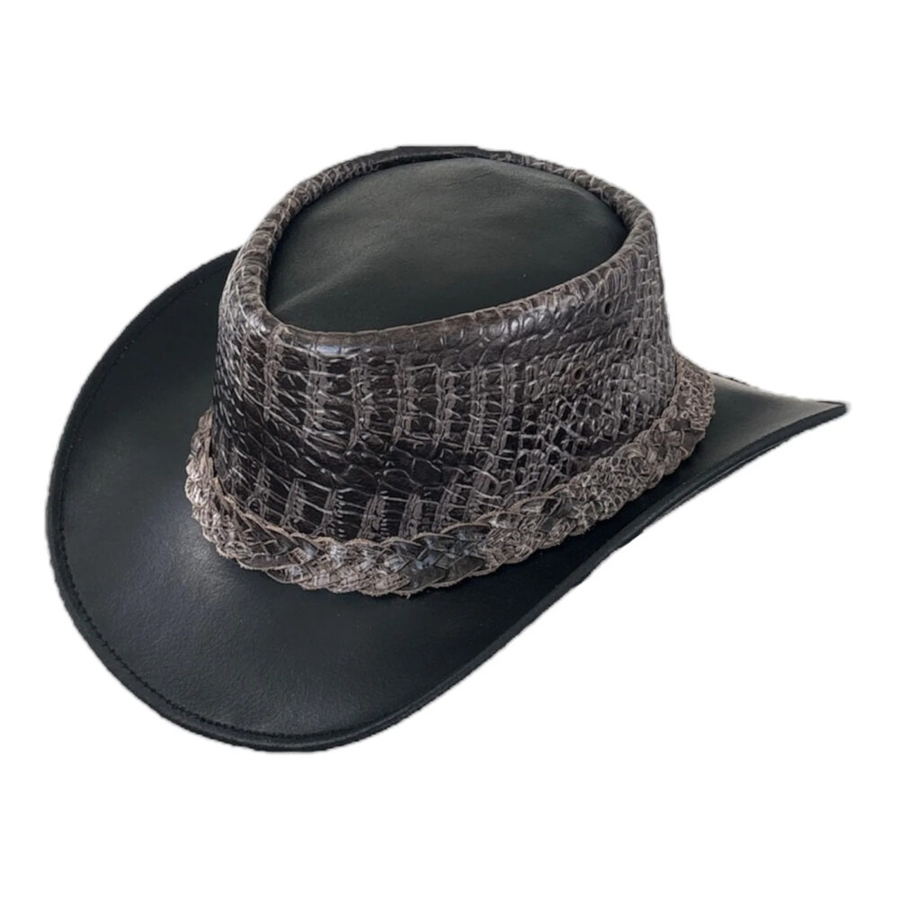 Custom Leather Hat Logo Branded Western Apparel Manufacturer & Supplier