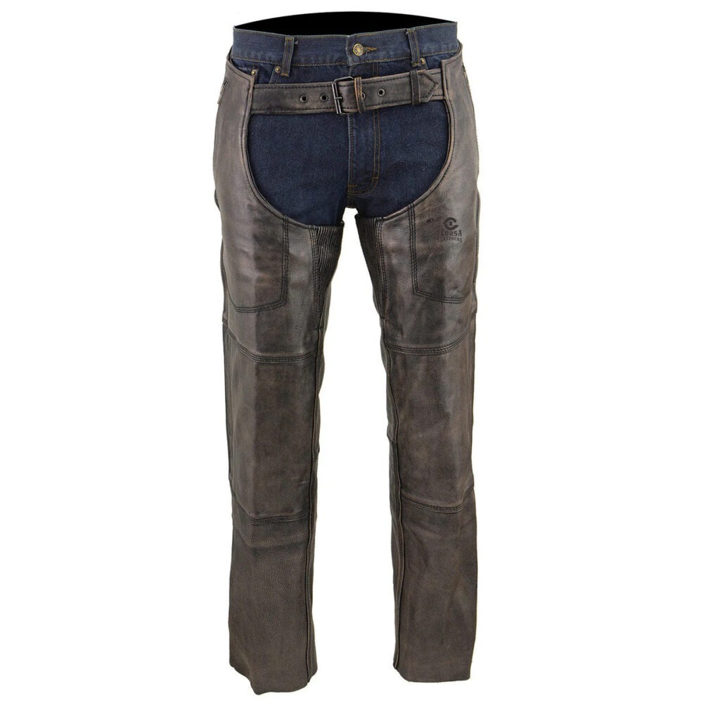 Authentic Leather Chaps Premium Quality Ranch & Rodeo Clothing