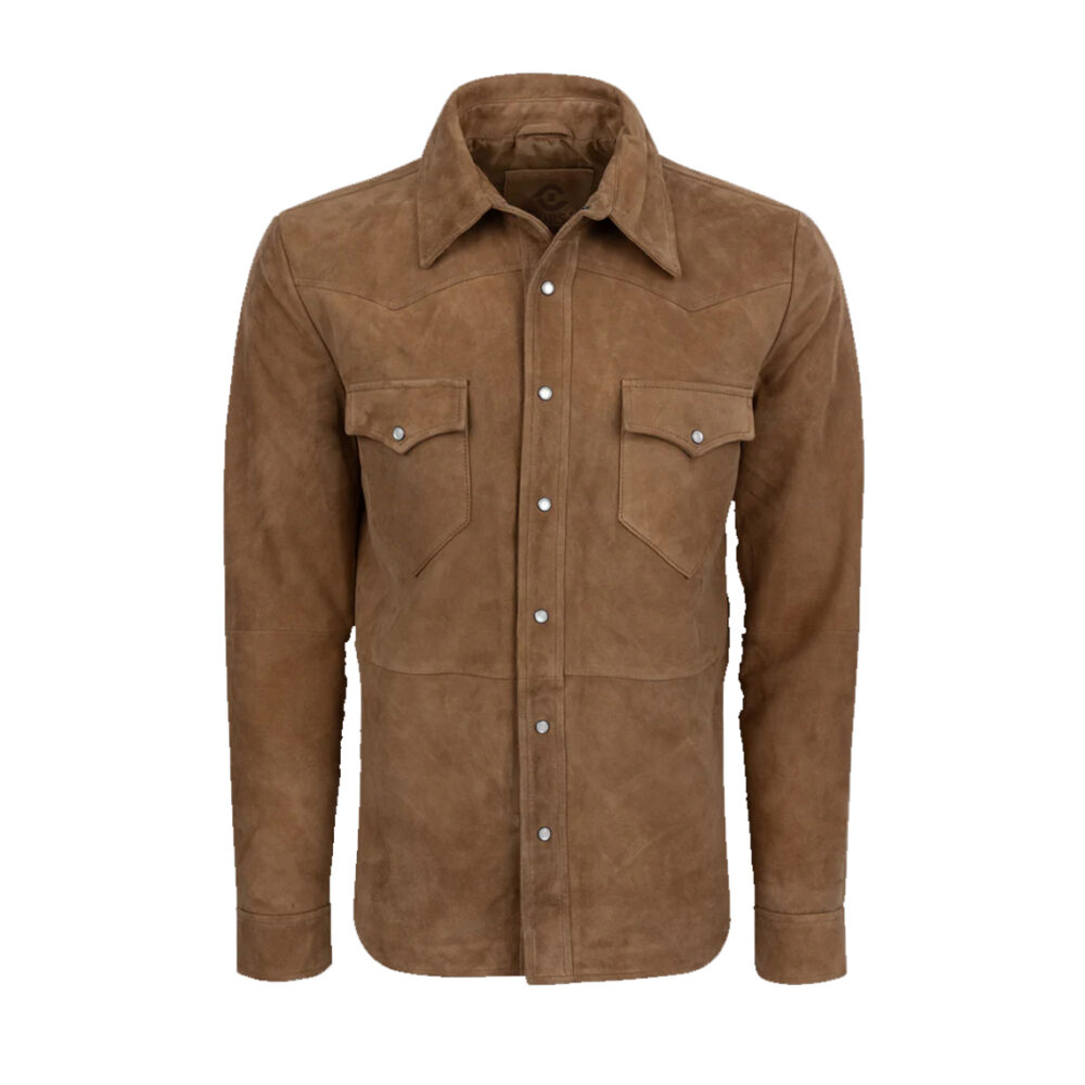 Custom Leather Shirts Logo Printed Western Apparel Manufacturer & Supplier