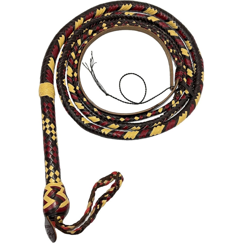 Handmade Leather Riding Whips for Professional Use