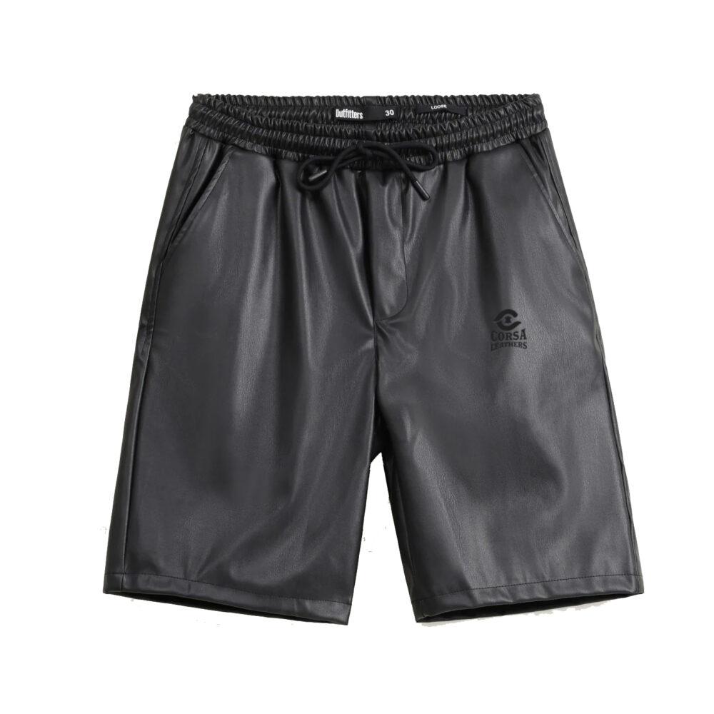 Biker Leather Shorts  Perfect for Riders & Outdoor Enthusiasts