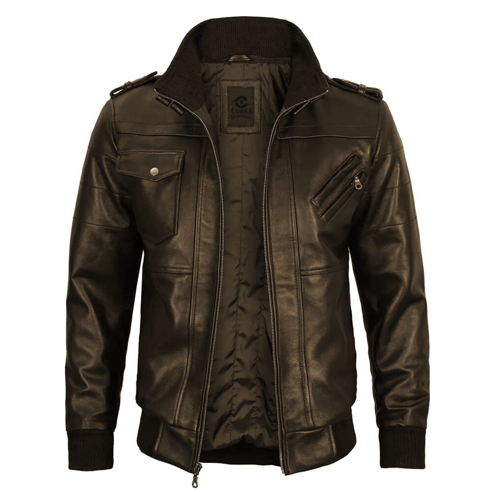 Slim Fit Leather Jacket  Perfect Tailored Fit for Fashion Lovers
