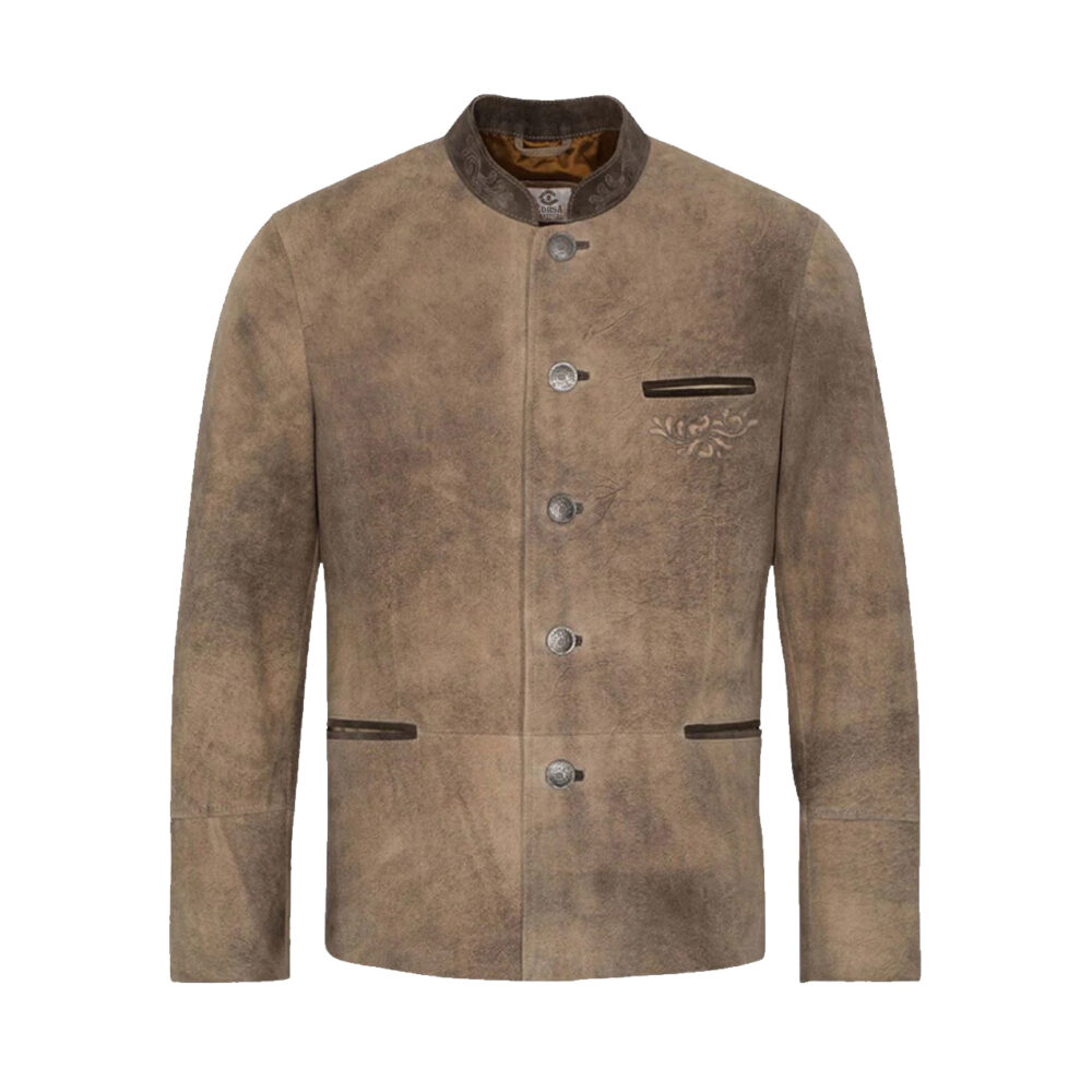 Traditional Bavarian Jacket Durable and Stylish Leather Gear for Cultural Events