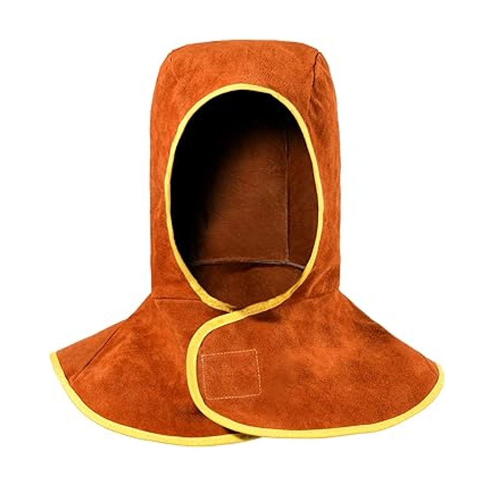 Leather Hood Premium Protective Headgear for Riding & Outdoor Use