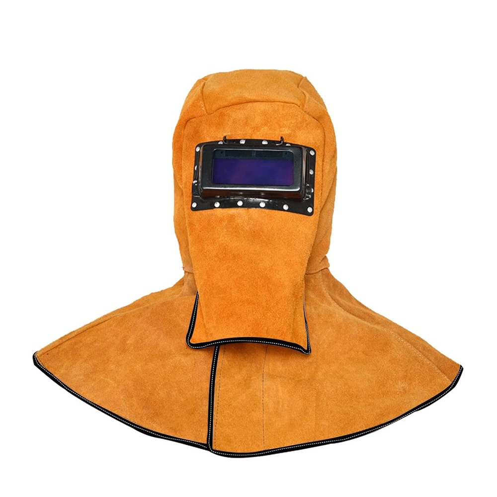 Rustic Leather Hood Vintage-Inspired Style for Outdoor & Western Wear