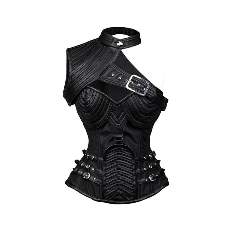 Handmade Leather Corset Authentic Design for Burlesque, Cosplay & Gothic Wear