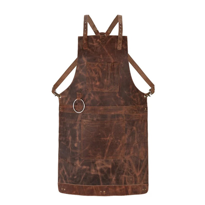 Handmade Leather Aprons Authentic Style for BBQ, Cooking & Woodworking