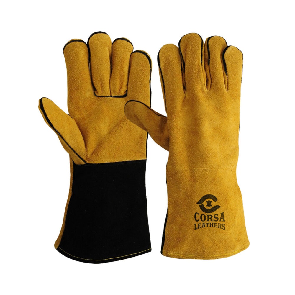 Leather Welding Gloves Durable & Comfortable for Professionals