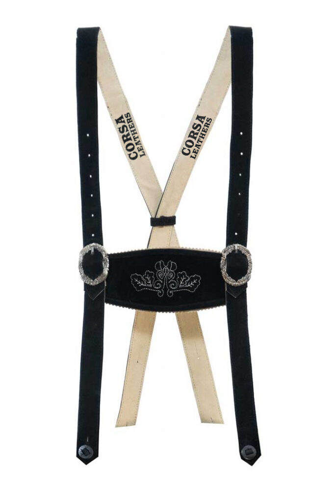 Authentic Bavarian Suspenders Traditional Oktoberfest Style