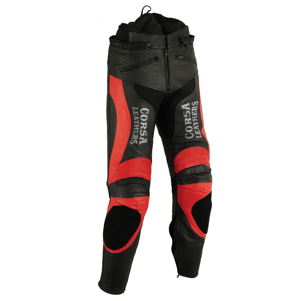 Custom Motorbike Leather Pants for Men & Women Riders